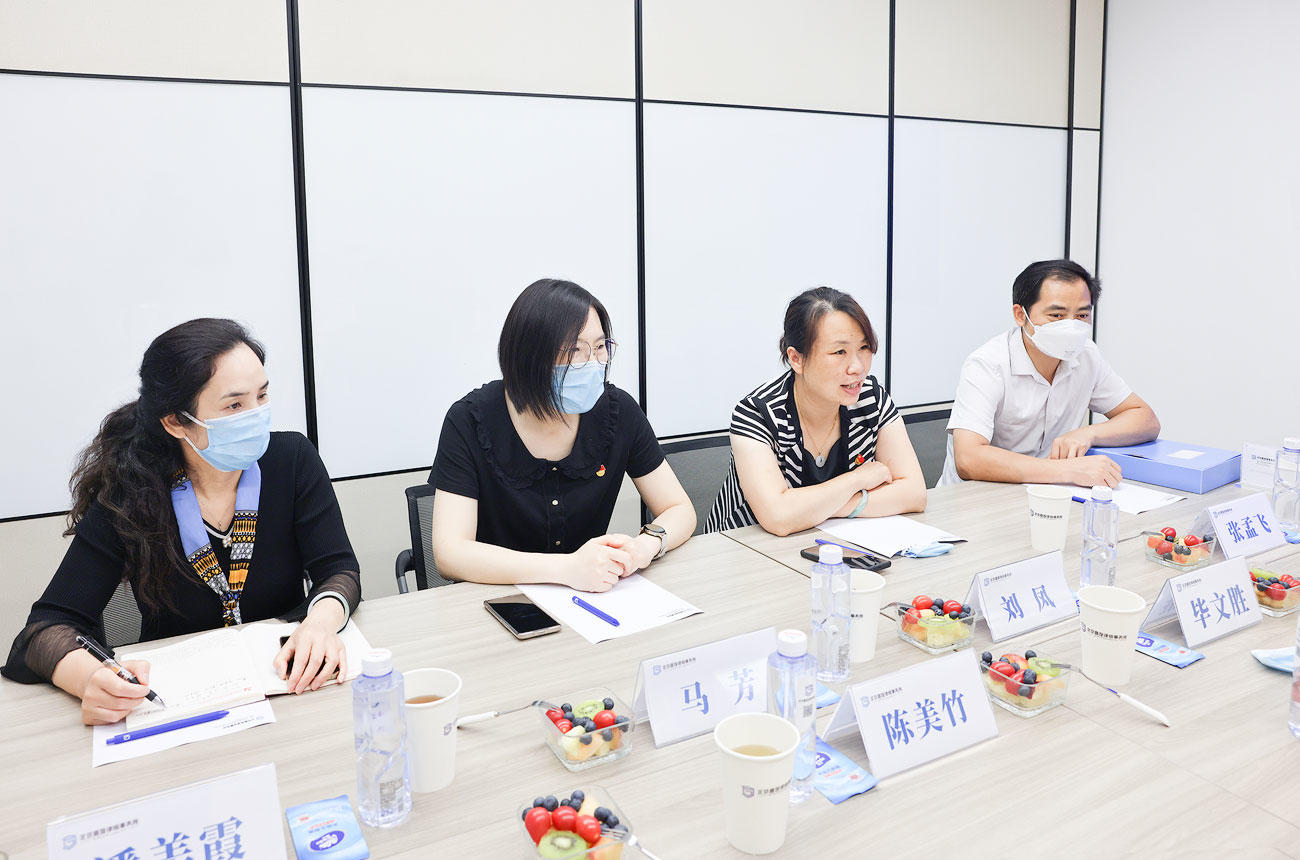 万寿路街道领导到嘉观走访调研
