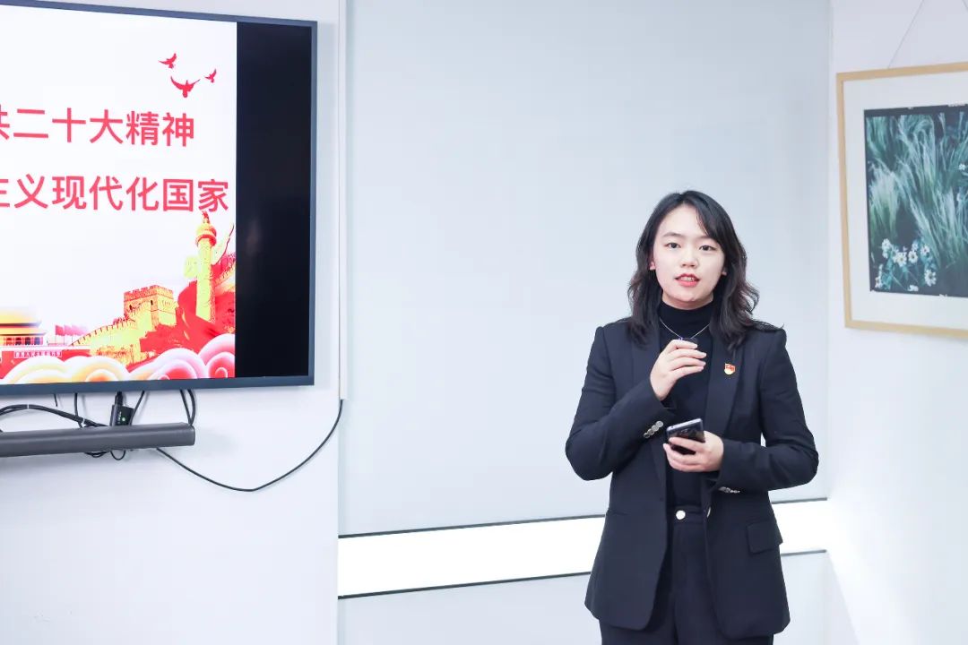 嘉观联合党支部联学共建集中学习党的二十大精神